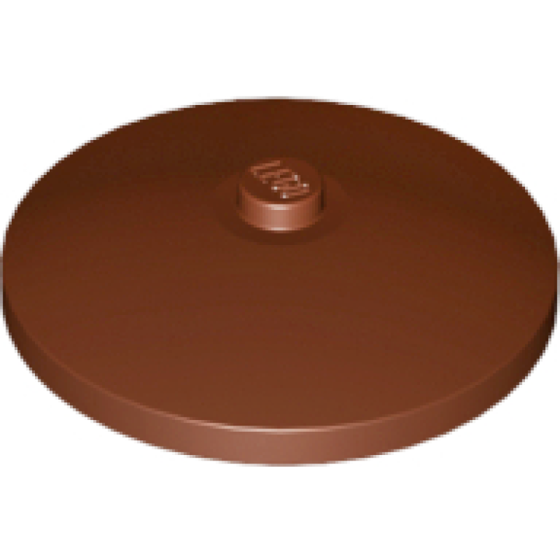 Schotel 4x4 omgekeerd (Radar) met dichte nop Reddish Brown